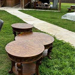 Vintage Style Treasure Chest Coffee Table Set Unique & Functional