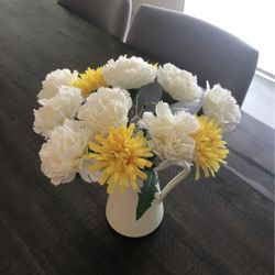 IKEA Artificial Flower Set Of 12 And Pot Shape Vase 