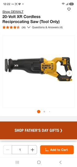 NIB Dewalt Reciprocating saw  DCS384B