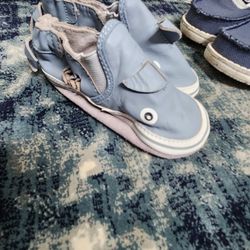 Toddler Shark Leather Shoes