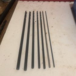 Aircraft Letters Drills 12 Inches Long T - U - R - S - C - V - I  New 3 Dollars Each 