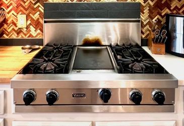 Viking Gas Range Cooktop