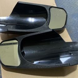 Slide On Side Extension Mirrors For Chevy/GMC