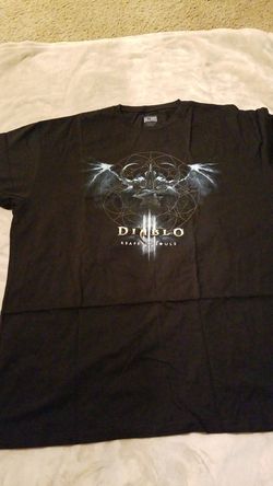 NEW,NEVER WORN,MENS Blizzard DIABLO REAPER OF SOULS, T-shirt XXL