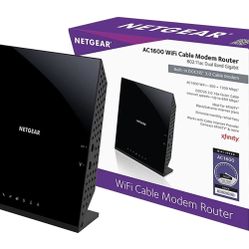 Netgear C6250-100NAS Ac1600 (16x4) WiFi Cable Modem Router Combo (..