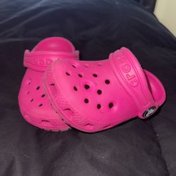 Hot Pink Crocs