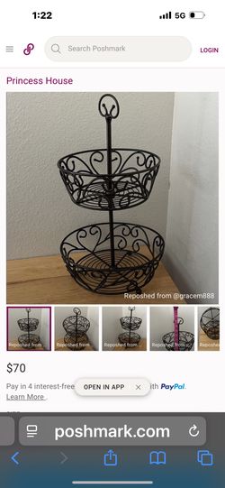 Princess house Fruit Basket 