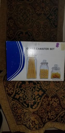GLASS CANISTERS