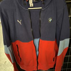 PUMA BMW M Motorsport Hooded Sweat Jacket 