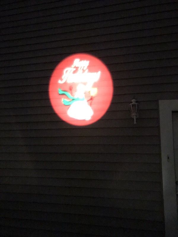 Happy Holidays outdoor light