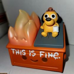 Dumpster Fire This Is Fine Dog Meme
