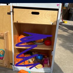 Mini Wood Fridge