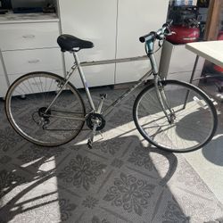 Silver Stinson Marin 10 Speed Bicycle