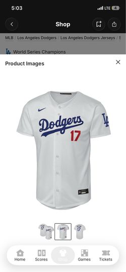 Los Angeles Dodgers Home Ohtani #17 YOUTH