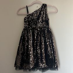 Size 6 Gold Sequined Dress