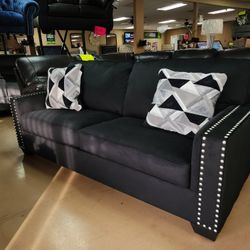 Black AShley Sofa Includes Pillows New 