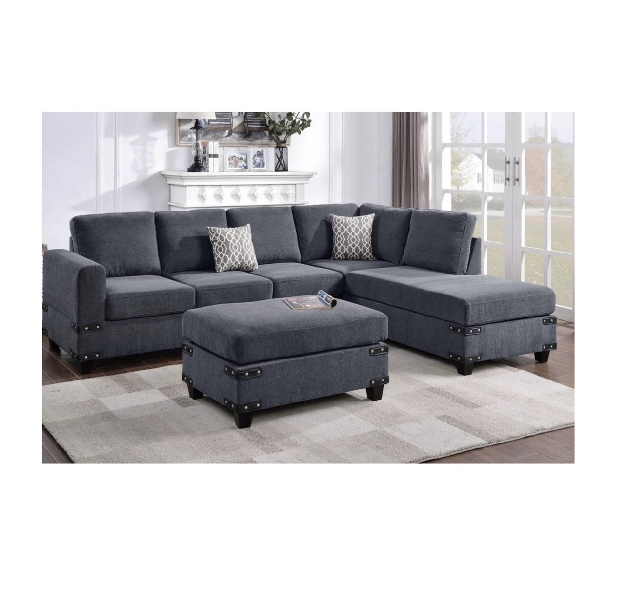 Sectional W/ottoman
