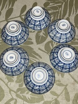 Blue Glass Bowls 