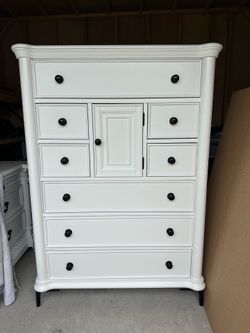 Tall Dresser white