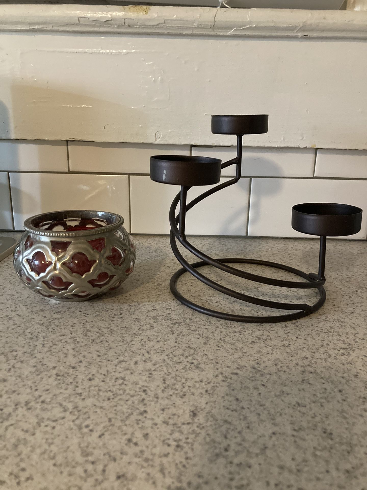CANDLE HOLDERS /BOTH FOR $5.00 