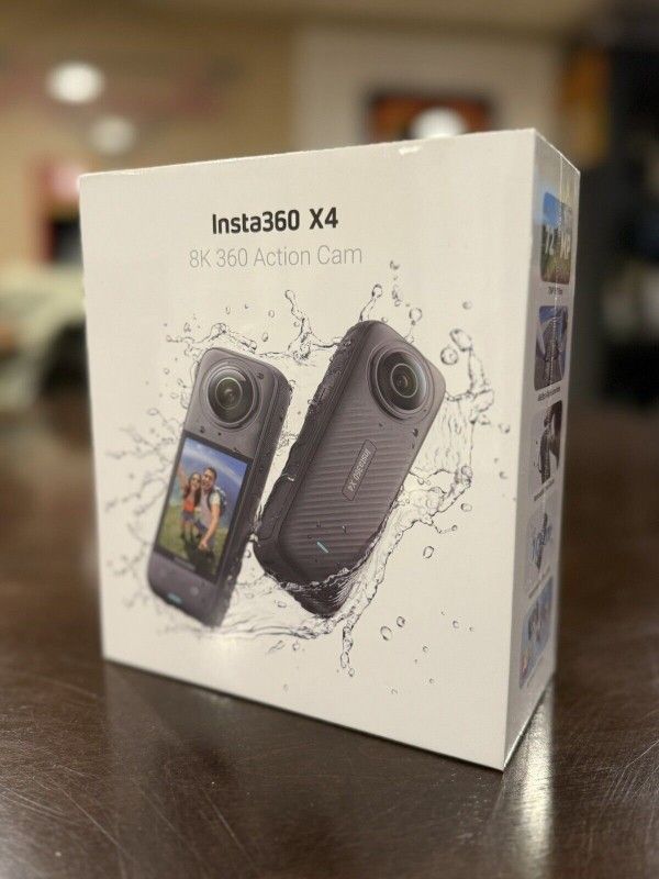 Insta360 X4 8k 360 Action Camera Brand New