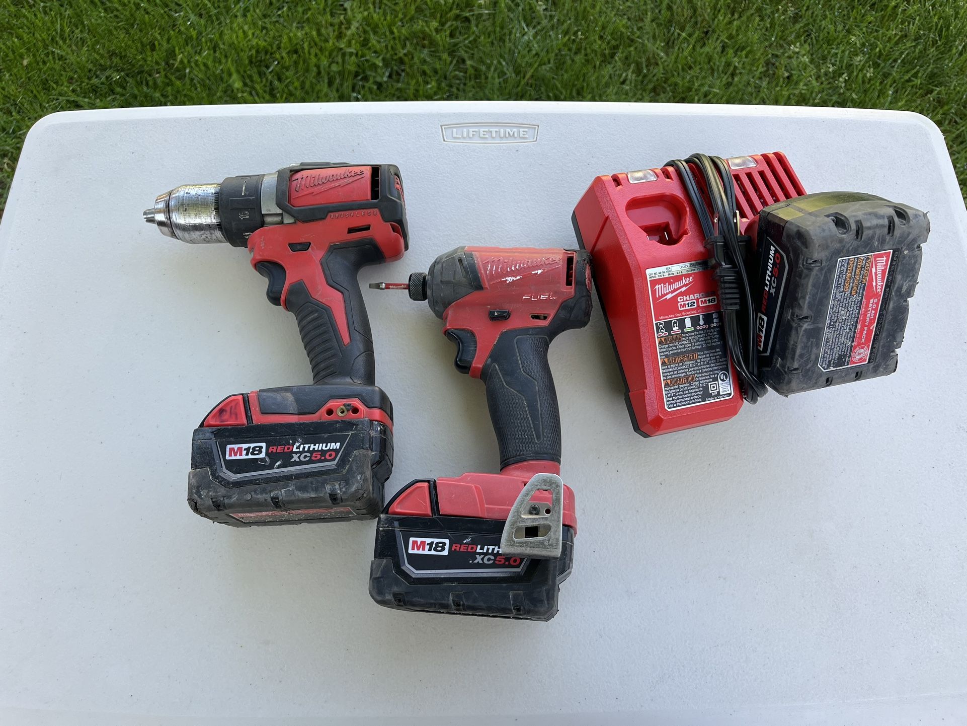 Milwaukee Impact and Drill