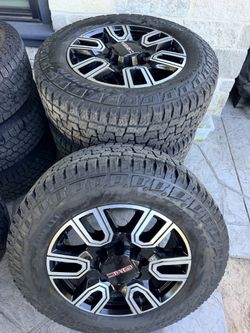 20" GMC Sierra AT4 2(contact info removed) OEM wheels rims 8 lug Silverado Pirelli A/T