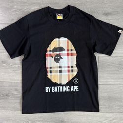 Bape Burberry Tees. Size Small Medium Large 