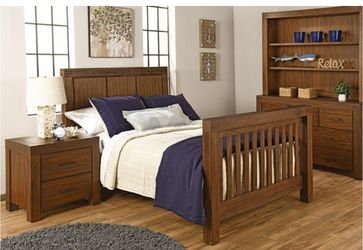 Solid Wood Full Size Bed