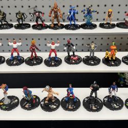 Mixed Hero Clix  Action Figures ( 75 Pieces ) 