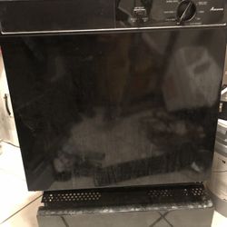 Amana Black Dishwasher -used