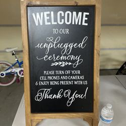 Welcome Wedding Stand 