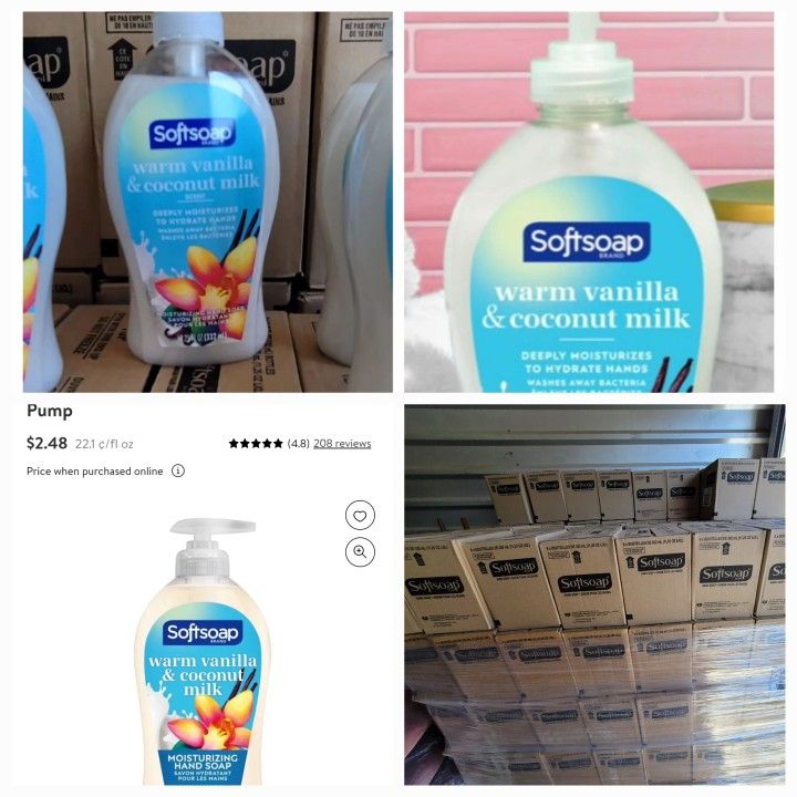 Softsoap Hand Soap 
$6 A Case or 5 Cases For $25

Retail: $2.48 a bottle 
We sell: $1.00 a bottle 