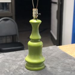 Lamp - Mid Century Table Lamp - Green, 60” 70”
