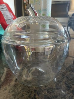 Apple Princess House Candy Jar 