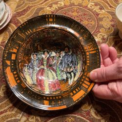 Rear Royal Doulton Queen Elizabeth at old Morton bowl