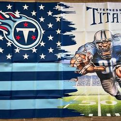 New! 1. Titans Flag size 3'×5'