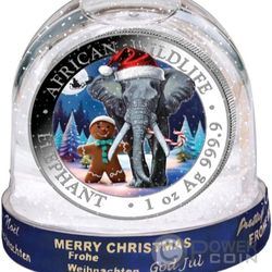 1oz Silver Snowglobe 