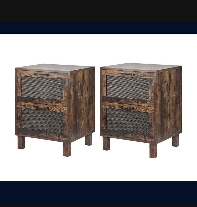 2 Night Stands Brand New In Box Matching Night Stand Set Of 2