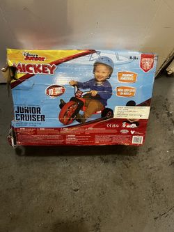 Disney junio mickey crusier fly wheels 18-36 months