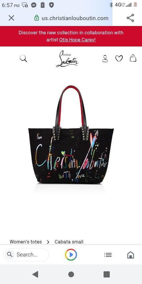 Christian Louboutin Black Purse