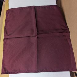 58 PCs Cloth Burgundy/ Red Wine Cloth Napkins