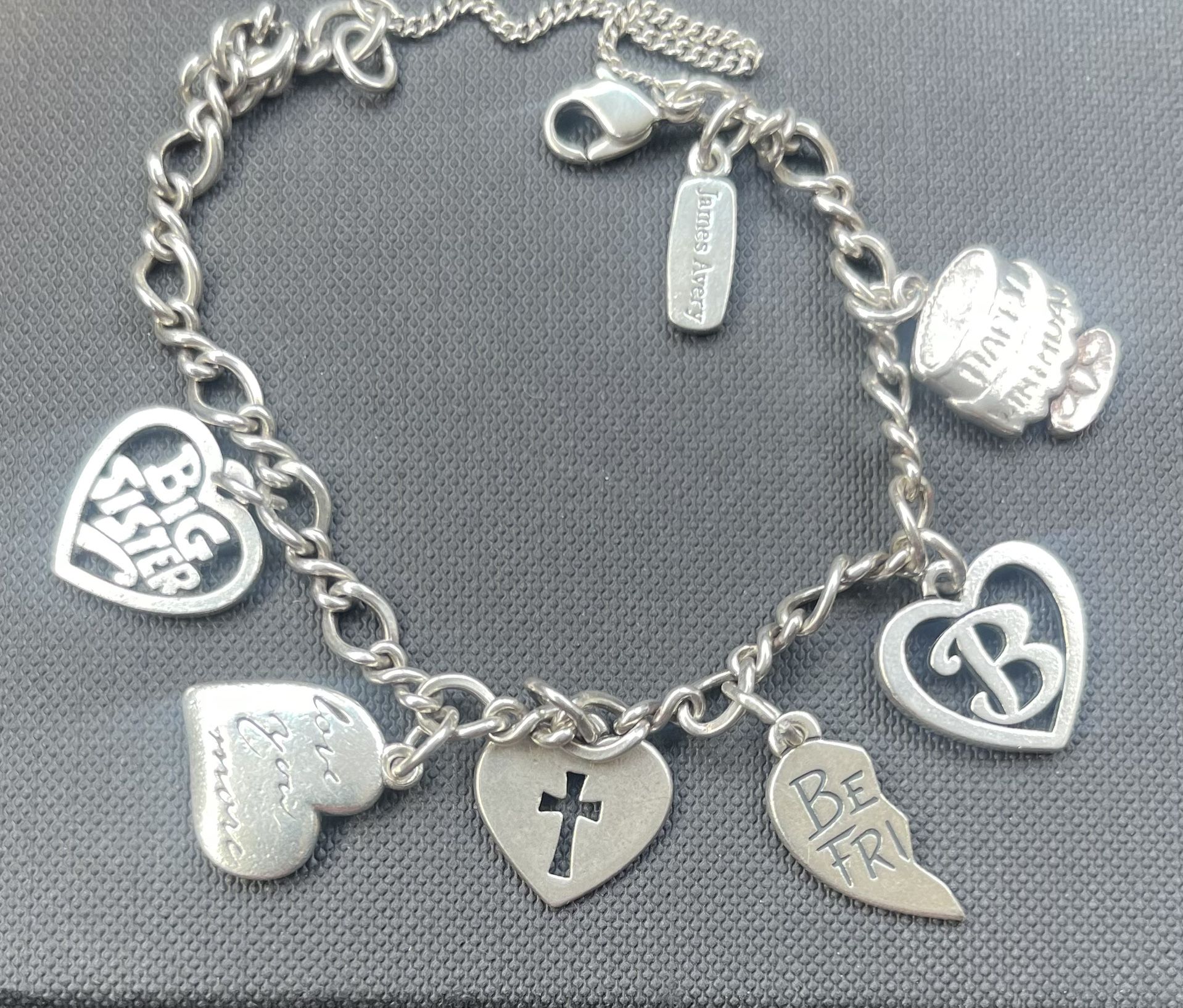 James Avery Bracelet With 6 Charms