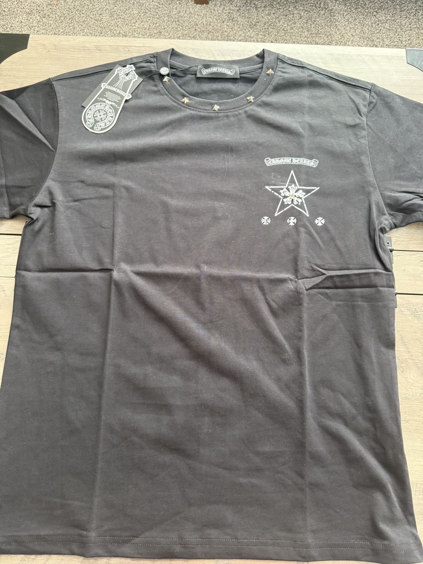 Black Chrome Hearts Tee Shirt