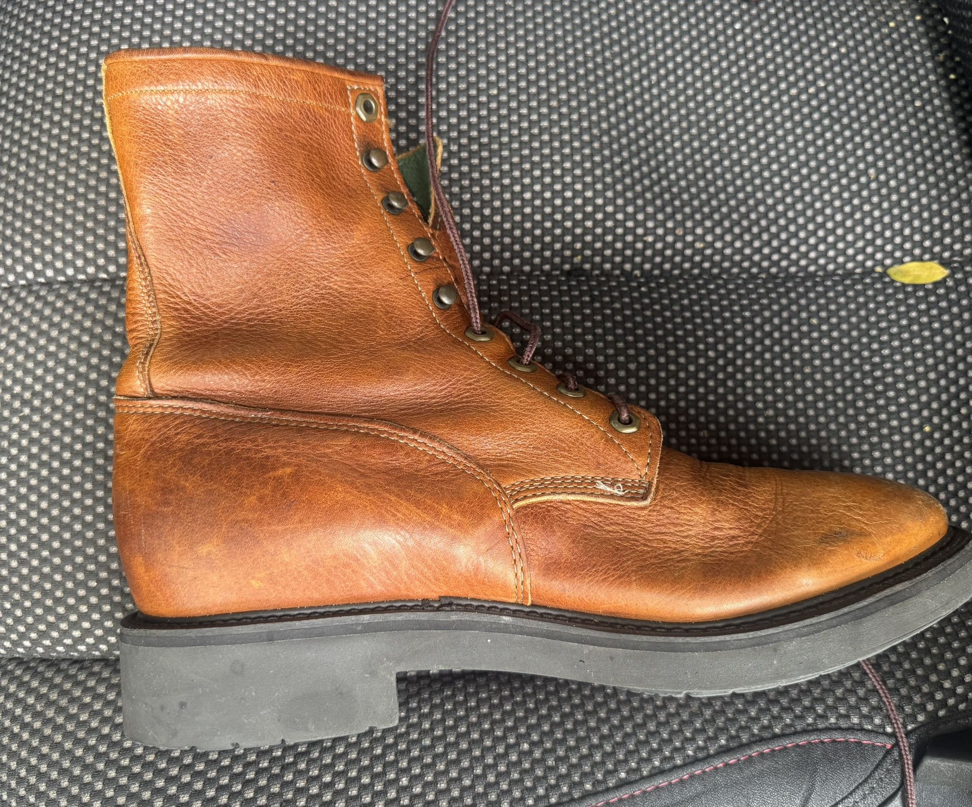 Justin Leather Work Boots