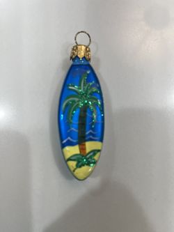 Old World Christmas Surfboard Ornament