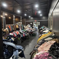 Huge store with great deals on used clothing, footwear and household items!
