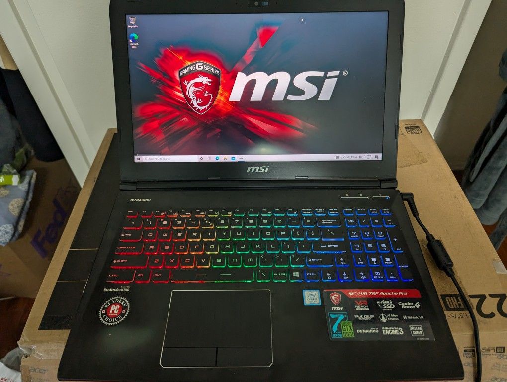 MSI GE62VR 7RF Apache Pro Laptop