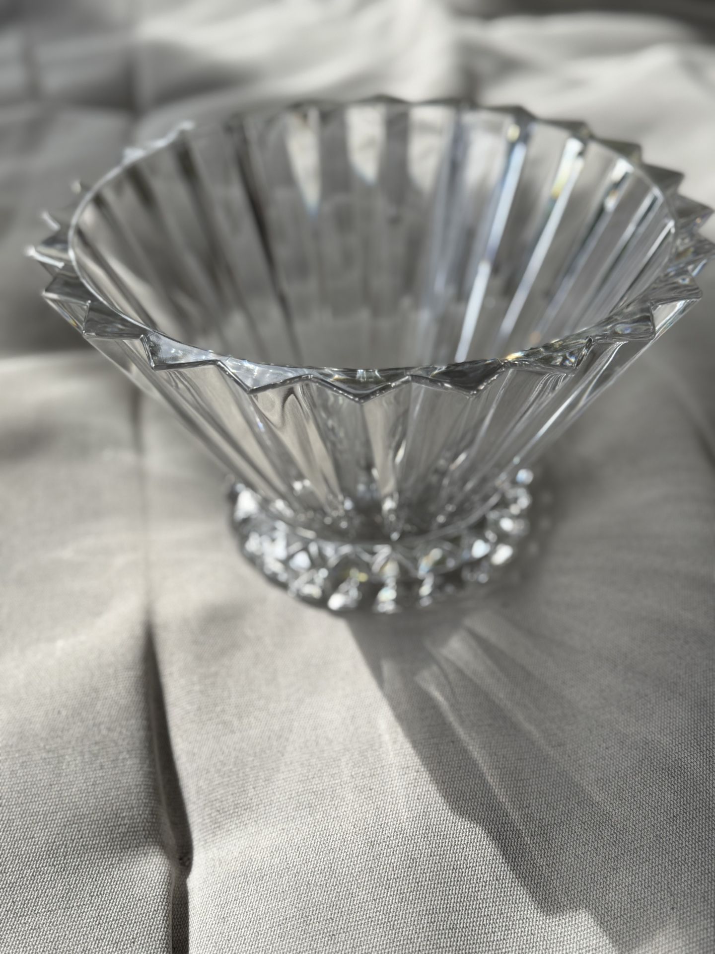 Rosenthal BLOSSOM Crystal Centerpiece Bowl - Germany - Signed