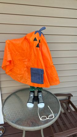 31” Halloween Pumpkin Ghost Greeter Decoration (please read description)